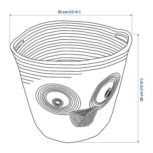 Ilustración con medidas del producto: UPPSTÅ.