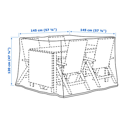 TOSTERÖ, cover for furniture set. 8 of 8 open dialog