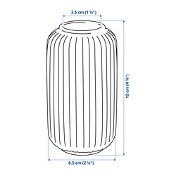 Measurement Illustration - STILREN vase