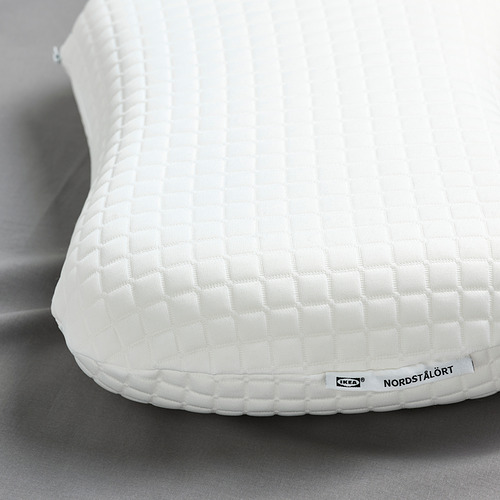 NORDSTÅLÖRT, almohada ergonómica, de espaldas/lado. 3 de 4 abrir diálogo