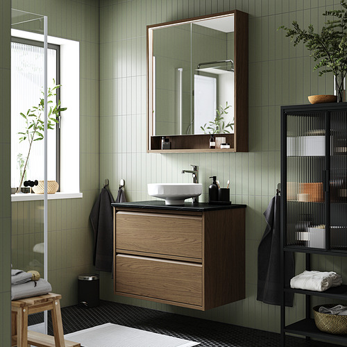 ÄNGSJÖN / LERSJÖN, Bathroom vanity with sink & faucet. 2 of 8 open dialog