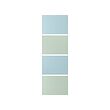 MEHAMN 4 panels for sliding door frame 