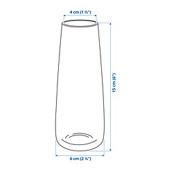 Measurement Illustration - BERÄKNA vase