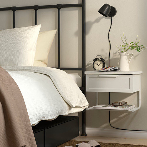 GRÅFJÄLLET, wall-mounted bedside table. 4 of 5 open dialog