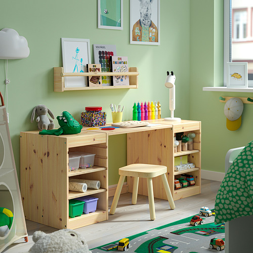 TROFAST, desk with shelves. 2 of 4 open dialog