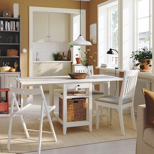 NÄSINGE, drop leaf dining table and 2 chairs. 2 of 9 open dialog