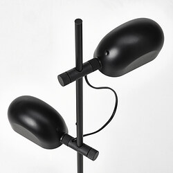 FOLKBÅT floor lamp with 2 spots