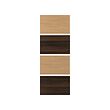 MEHAMN 4 panels for sliding door frame 