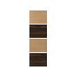 MEHAMN 4 panels for sliding door frame 