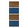 Select colour variation: Walnut effect / blue