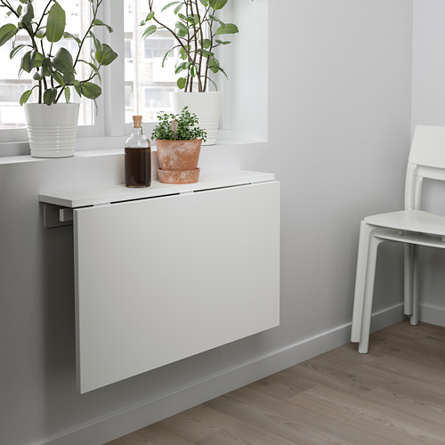 NORBERG, mesa de comedor plegable de pared. 4 de 5 abrir diálogo