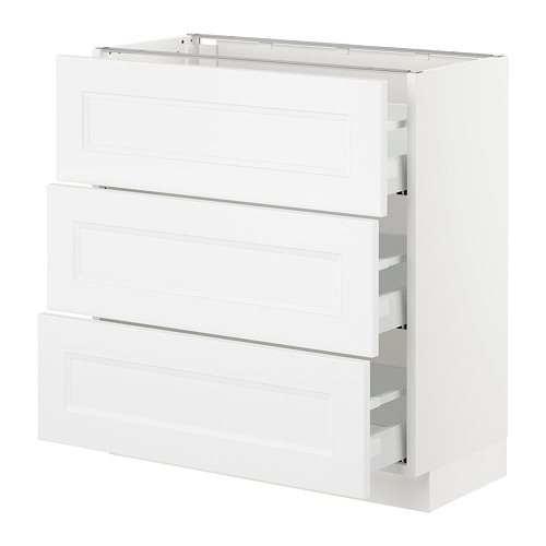 SEKTION, base cabinet with 3 drawers. 1 of 3 open dialog
