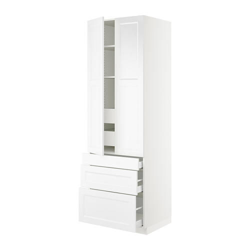 SEKTION, high cab w 2 drs/3 fronts/5 drawers. 1 of 3 open dialog