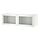 Select colour variation: White / GLASSVIK light green clear glass