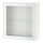 Selecciona variación de color: Blanco / GLASSVIK verde claro vidrio incoloro