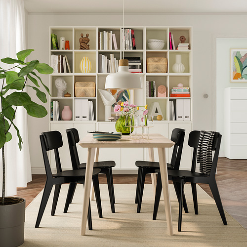 LISABO, dining table and 4 chairs. 2 of 6 open dialog