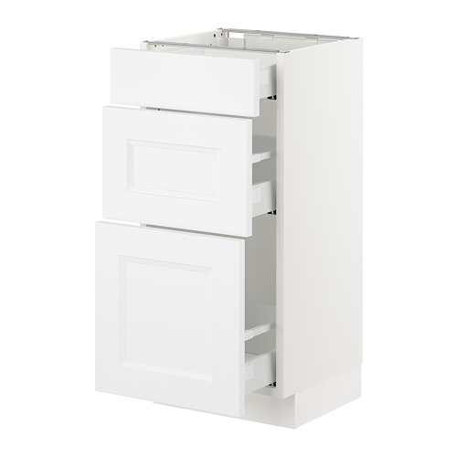 SEKTION, base cabinet with 3 drawers. 1 of 3 open dialog