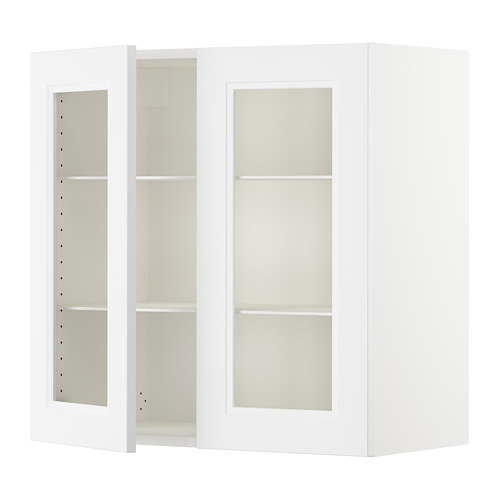 SEKTION, wall cabinet with 2 glass doors. 1 of 2 open dialog