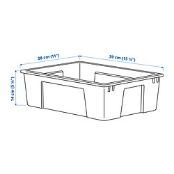 Ilustración de medidas - SAMLA caja
