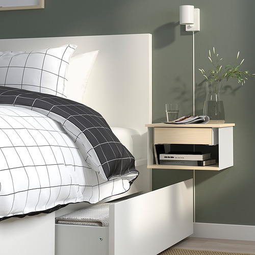 STOMSÖ, mesita de noche de pared. 2 de 11 abrir diálogo