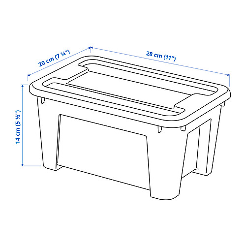SAMLA, box with lid. 6 of 6 open dialog