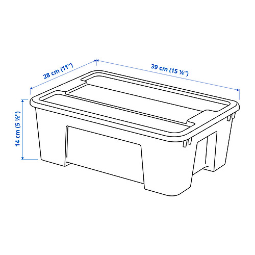 SAMLA, caja con tapa. 7 de 7 abrir diálogo