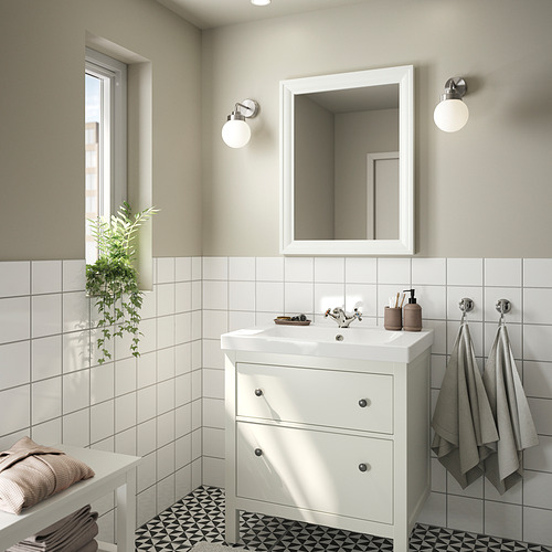 HEMNES / ORRSJÖN, Bathroom vanity with sink & faucet. 2 of 4 open dialog