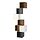 Select colour variation: White / dark grey / brown walnut effect