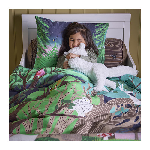 SKOGSDUVA, duvet cover and pillowcase(s). 7 of 7 open dialog