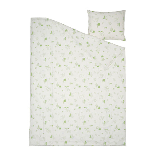 BARNDRÖM, Funda edredón y funda almohada para cama individual. 2 de 5 abrir diálogo