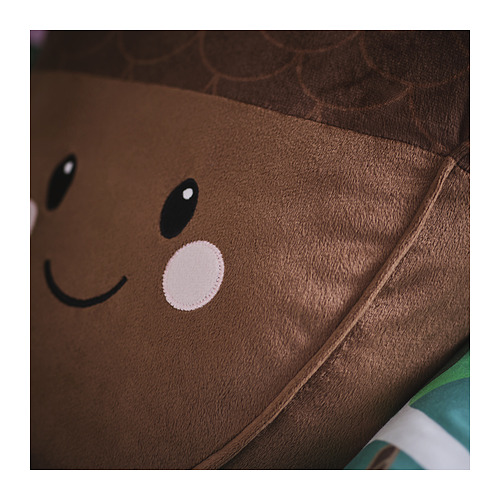 SKOGSDUVA, cushion with pocket. 2 of 6 open dialog