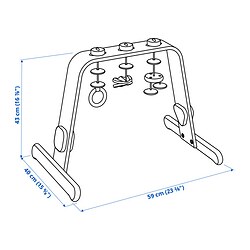 Measurement Illustration - LEKA baby gym
