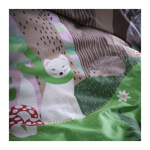 SKOGSDUVA, duvet cover and pillowcase(s). 5 of 7 open dialog