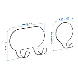 Measurement Illustration - GRESLA hook with magnet