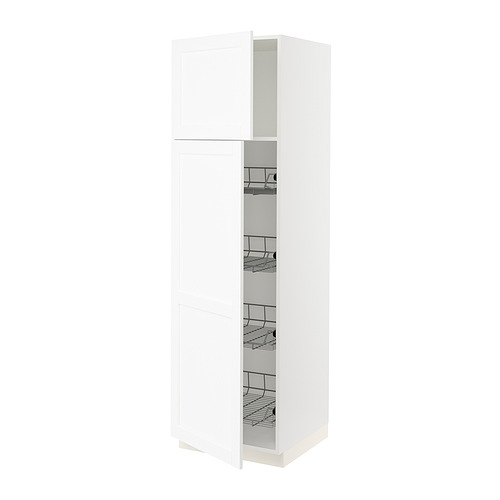 SEKTION, high cabinet w door/wire baskets. 1 of 3 open dialog