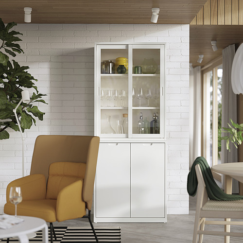 TONSTAD, storage with sliding glass doors. 2 of 5 open dialog