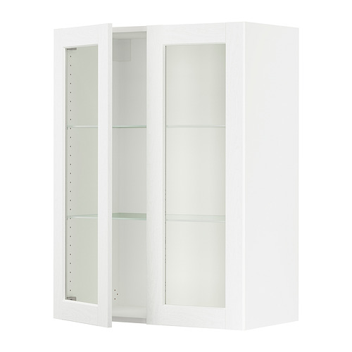 SEKTION, wall cabinet with 2 glass doors. 1 of 3 open dialog