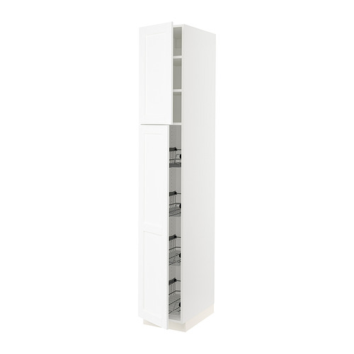 SEKTION, high cabinet w door/wire baskets. 1 of 3 open dialog