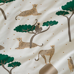 SANDLÖPARE Duvet cover for single bed and pillowcase(s)