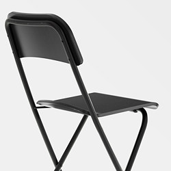 Measurement Illustration - FRANKLIN bar stool with backrest, foldable