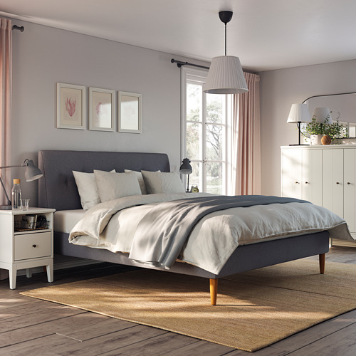 IDANÄS, upholstered King bed. 3 of 10 open dialog