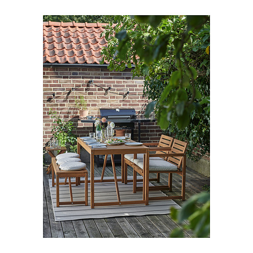 FRÖSÖN / DUVHOLMEN, cojín para silla, exterior. 2 de 4 abrir diálogo