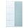 Select colour variation: Light blue / mirror glass