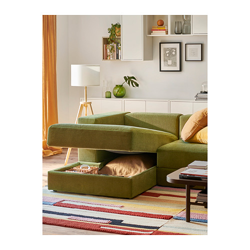 JÄTTEBO, 2.5-seat modular sofa with chaiselongue left. 3 of 10 open dialog