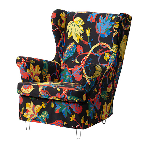 STRANDMON, slipcover for armchair/footstool. 7 of 8 open dialog