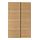 Select colour variation: white/double sided oak effect