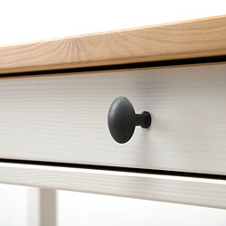 Measurement Illustration - HEMNES desk with 2 drawers