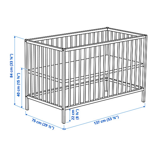 SNIGLAR, 2-piece baby furniture set. 2 of 3 open dialog
