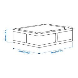 Ilustración de medidas - SKUBB bolsa de almacenaje