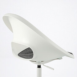 Measurement Illustration - LOBERGET/MALSKÄR swivel chair with pad